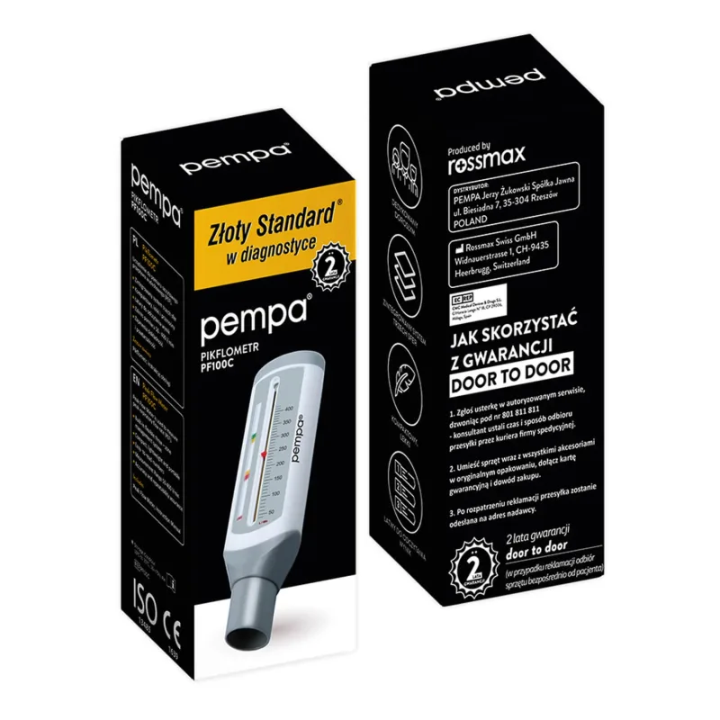 Pempa PF100C, picoflometru, dispozitiv de monitorizare respiratorie pentru copii — preț și oferte