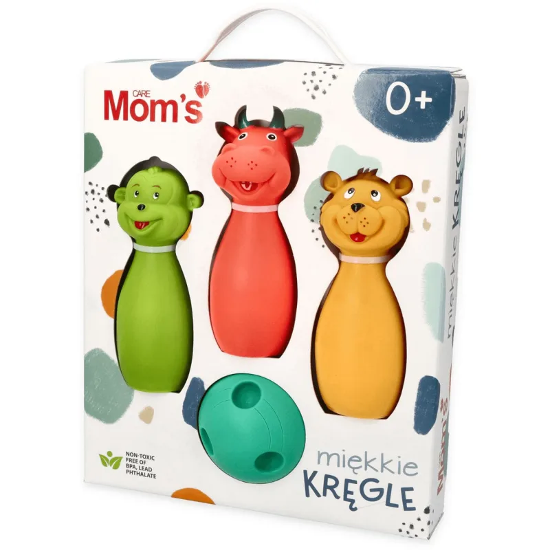 Mom's Care, jucărie educativă, Soft Bowling Pin, pastel, după 10 luni, 1 buc MOMMY CARE — preț și oferte