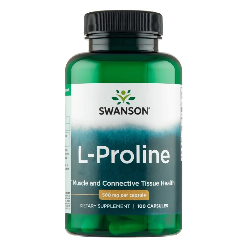 Swanson L-Proline, L-Proline, 100 capsule — preț și oferte