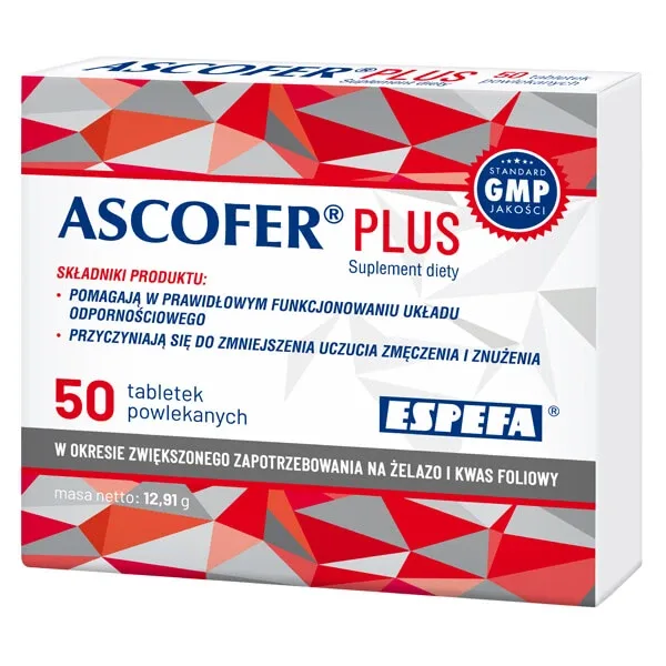 Ascofer Plus, 50 comprimate filmate — preț și oferte