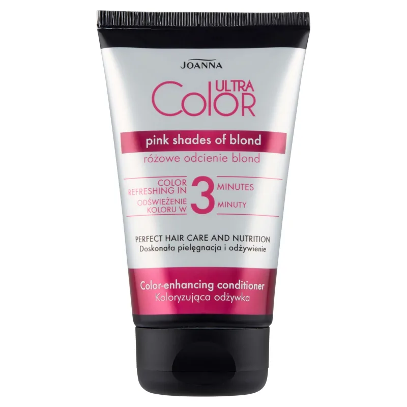 Joanna Ultra Color Color Conditioner Pink Shades of Blonde, 100g — preț și oferte