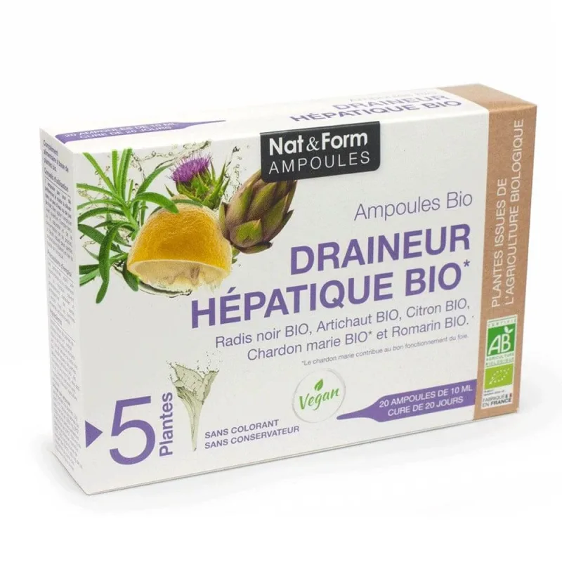 Nat&Form DRAINERS FOR BABY BIO 20 fiole — preț și oferte