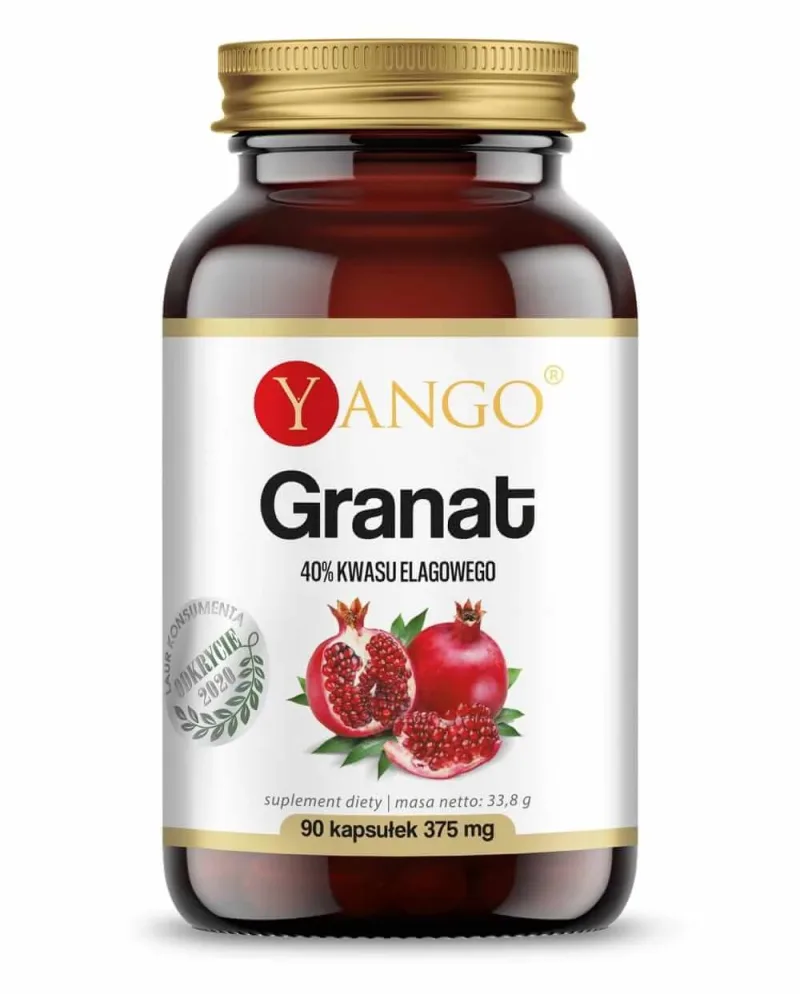 Extract de coajă de rodie 50:1 ( 40% acid elagic ) 90 capsule YANGO — preț și oferte