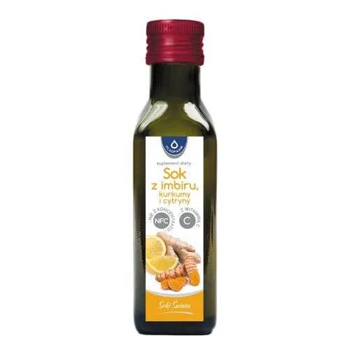 OLEOFARM Suc de ghimbir, turmeric și lămâie cu vitamina C, 100ml — preț și oferte