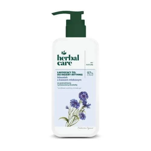 Farmona Herbal Care Gel calmant pentru igiena intimă Blavata și acid lactic, 330 ml — preț și oferte