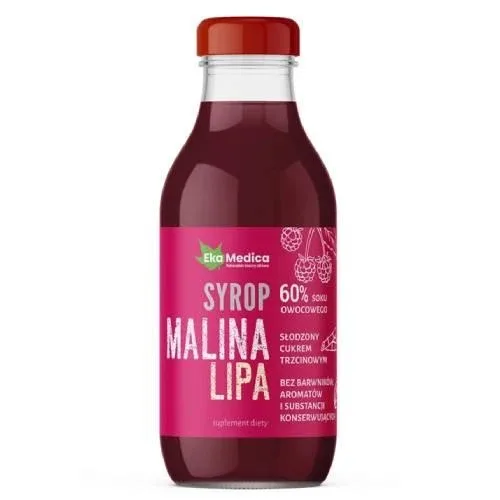 EkaMedica Sirop de zmeură și lime, 300 ml — preț și oferte
