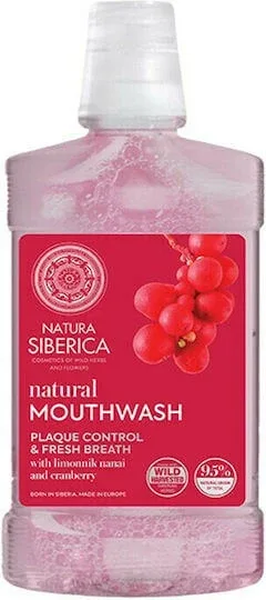 Natura Siberica Natural Cranberry Plaque Control & Fresh Breath Apă de Gură — preț și oferte