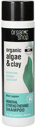 Organic Shop Șampon cu Alge Bio și Argilă Împotriva Căderii Părului pentru Toate Tipurile de Păr 280ml — preț și oferte