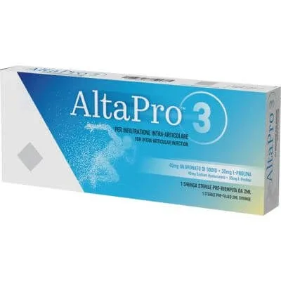 Seringă intraarticulară altapro 1 acid hialuronic 40mg și l prolină 30mg 2 ml 1 buc — preț și oferte