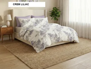 Lenjerie de pat policoton ELVO crem liliac 230x250 cm, Ralex | 1 buc