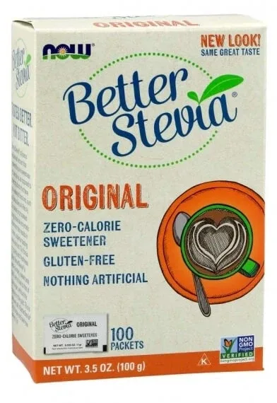Now Foods Better Stevia 100 pliculețe — preț și oferte