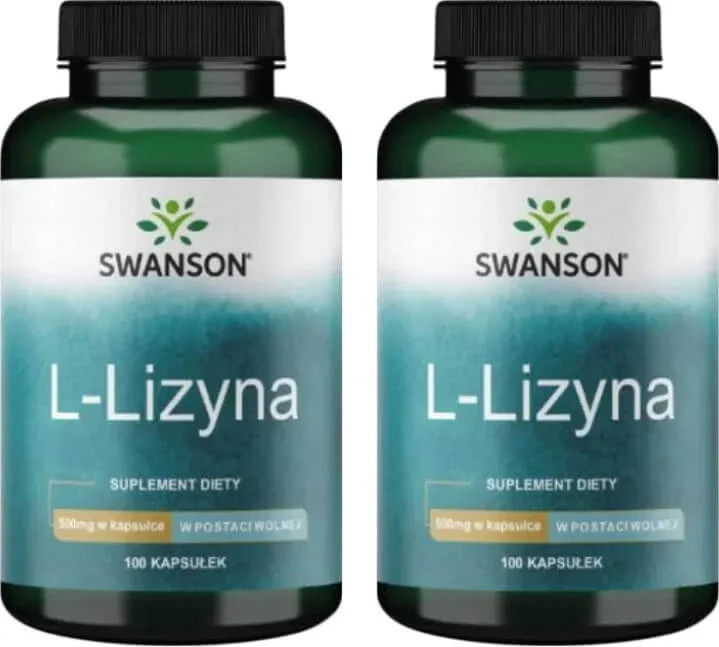 Swanson L-lizină 500mg 100 capsule Multi-pack x 2 — preț și oferte