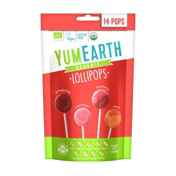 Yumearth, acadele bio din fructe cu vitamina C, 85 g — preț și oferte