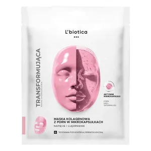 L'biotica, mască de colagen cu PDRN în microcapsule, tensiune și fermitate, 1 buc.