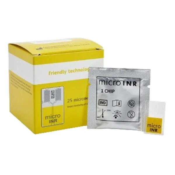 microINR Chip, benzi de control al coagulării sângelui, 25 buc. — preț și oferte