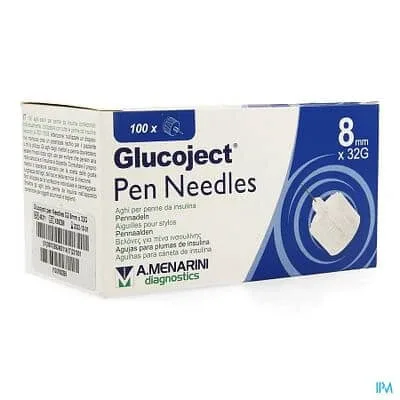 Glucoject Ac pentru stilou de insulină 8 Mm Gauge 32 100 bucăți — preț și oferte