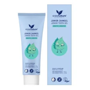 Cosnature, gel de dinți natural cu fluor, mușețel și mentă pentru copii 6-12 ani, 75 ml