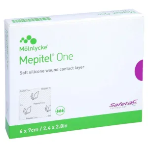 Mepitel One 6x7 cm silicon plasă bandaj s 5 buc