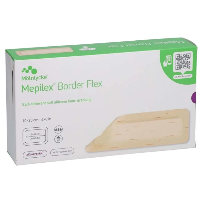 Mepilex Border Flex spumă adezivă 10x2 10 buc. — preț și oferte