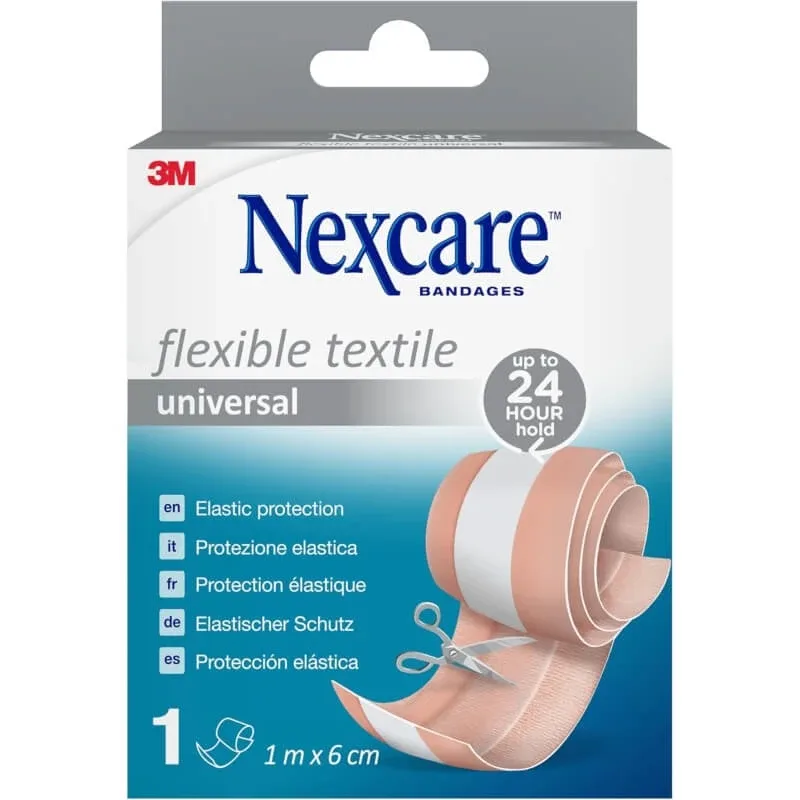 Nexcare universal flexible textile – plasture elastic 1 m x 6 cm — preț și oferte