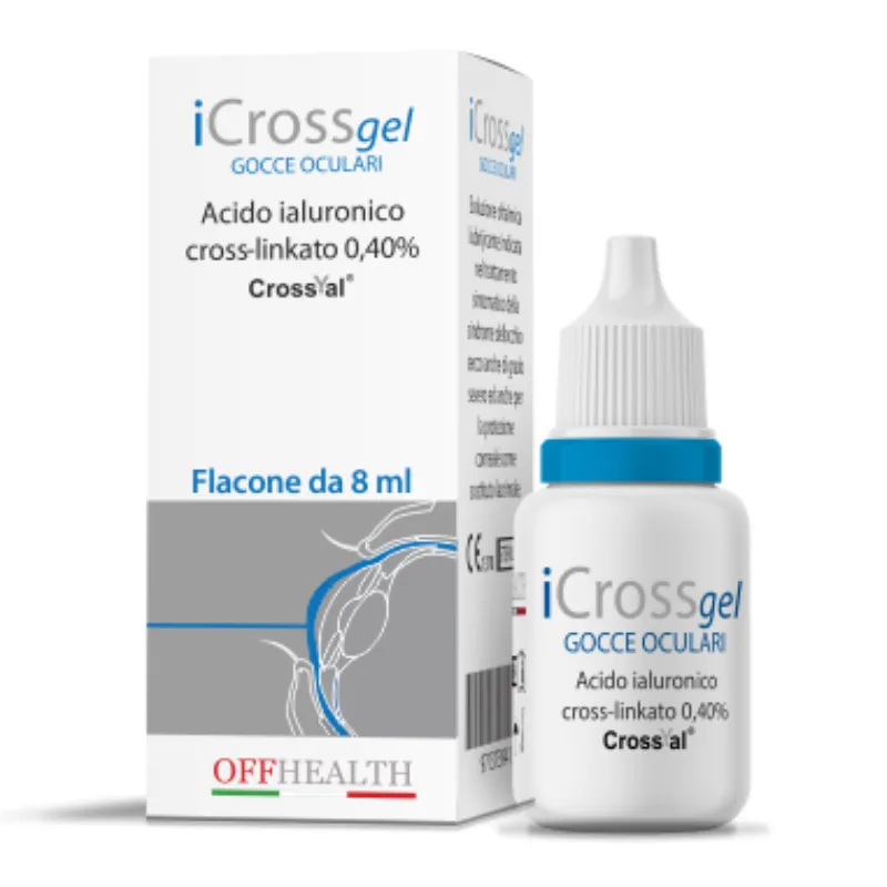 Solutie oftalmica lubrifianta iCrossgel, 8 ml, Offhealth S.P.A. — preț și oferte