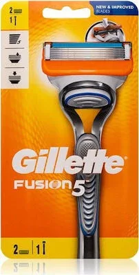 Mașină de bărbierit pentru bărbați GILLETTE Fusion5 și 2 capete de rezervă — preț și oferte