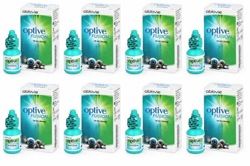 Picături pentru ochi OPTIVE Fusion, 8x10 ml MagnaPharm — preț și oferte