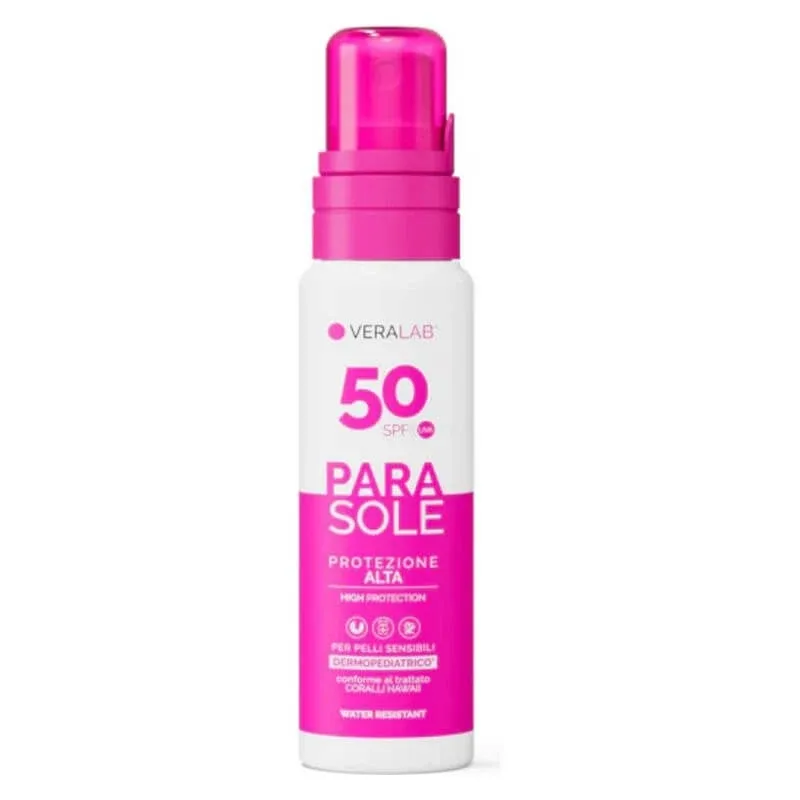 Veralab Cremă de protecție solară SPF 50, spray de protecție solară cu protecție ridicată, 100 ml — preț și oferte