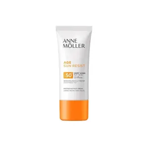 Anne Moller Cremă de protecție solară pentru față SPF 50+, Age Sun Resist, protecție foarte ridicată, 50 ml