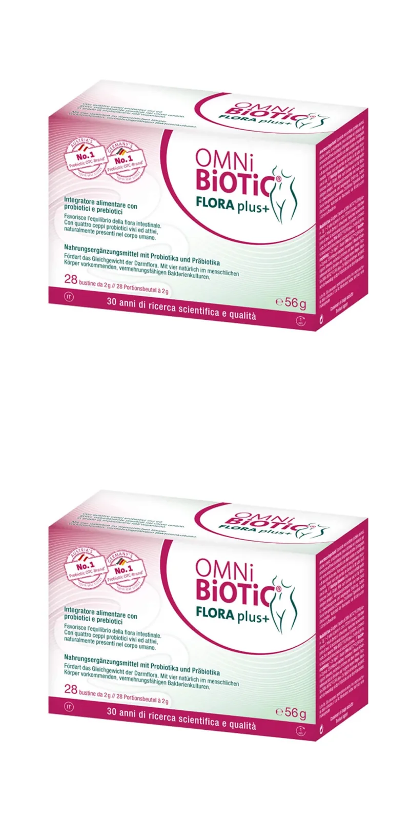 Omni Biotic Flora Plus+ 2x28 plicuri Institut AllergoSan — preț și oferte