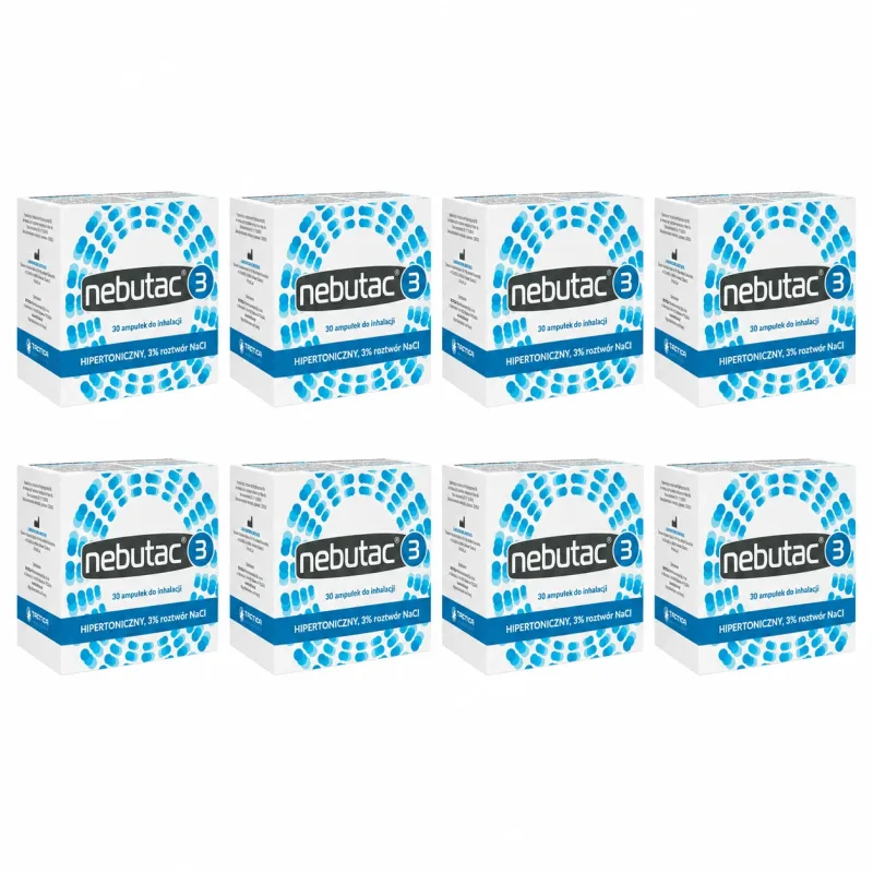 Nebutac 3, soluie pentru inhalare, 3%, 240 fiole de 4 ml Tactica — preț și oferte