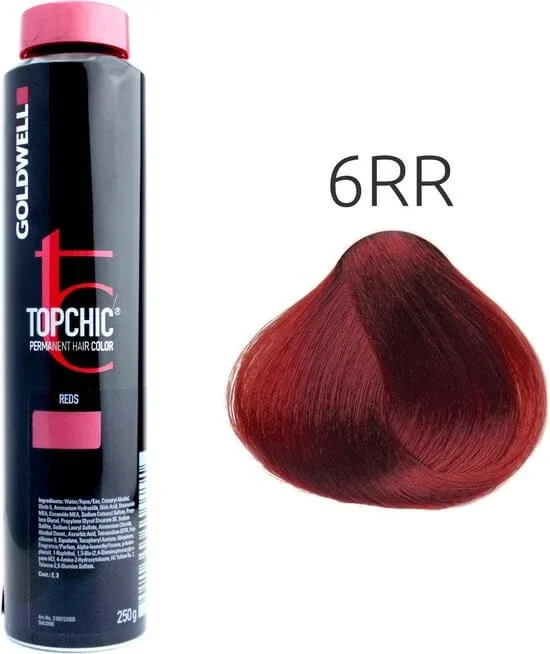 Vopsea permanenta Goldwell Top Chic Can 6RR Max 250ml — preț și oferte