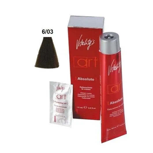 Vopsea permanenta de par Vitality's Art Absolute cu amoniac 6.03 100ml — preț și oferte