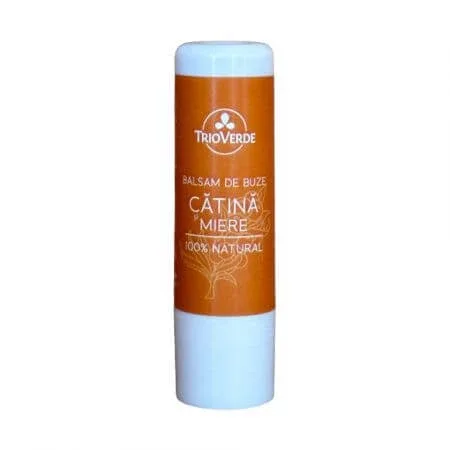 Balsam de buze cu catina si miere de albine 100% natural, 5 g, Trio Verde — preț și oferte