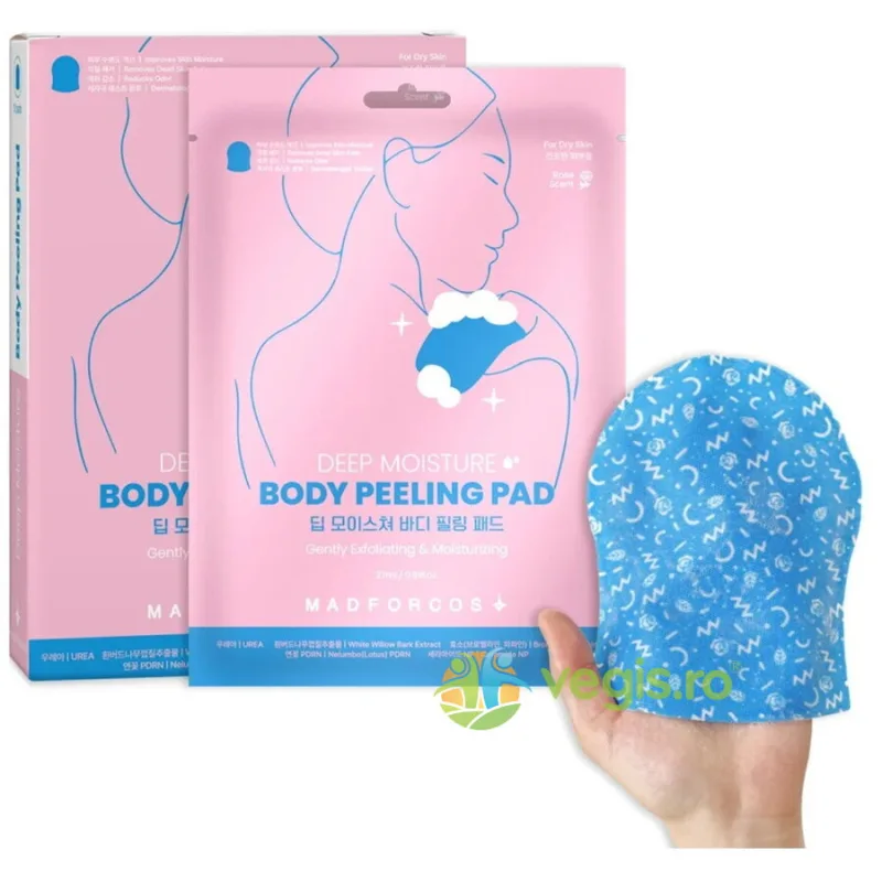 Pad Coreean Exfoliant pentru Corp cu Efect de Hidratare Intensa 27ml MADFORCOS — preț și oferte