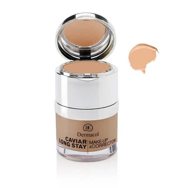 Dermacol Caviar Long Stay Face Primer cu anticearcăn 01 Pale, 30 ml — preț și oferte