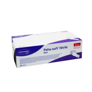 Hartmann Peha-Soft nitril albastru mănuși de examinare mărimea L 150 buc.
