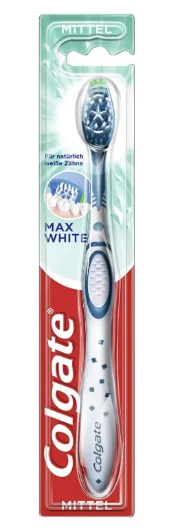 Periuță de dinți Colgate Max White, medie, 1 buc — preț și oferte