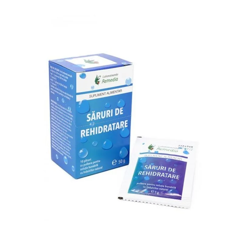 Saruri de rehidratare, 10 plicuri, Remedia — preț și oferte
