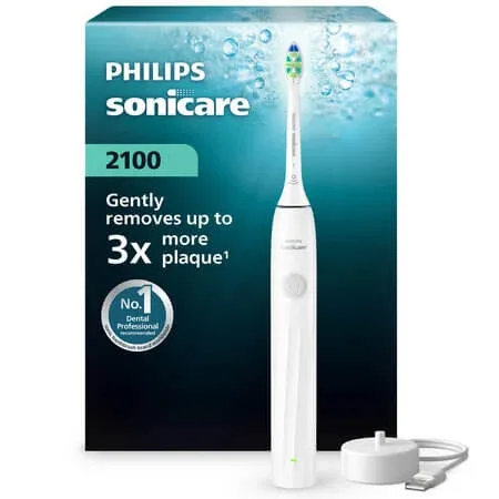 Periuta de dinti electrica Philips Sonicare  2100, Alb, HX4021/01, 1 buc, Philips Sonicare — preț și oferte
