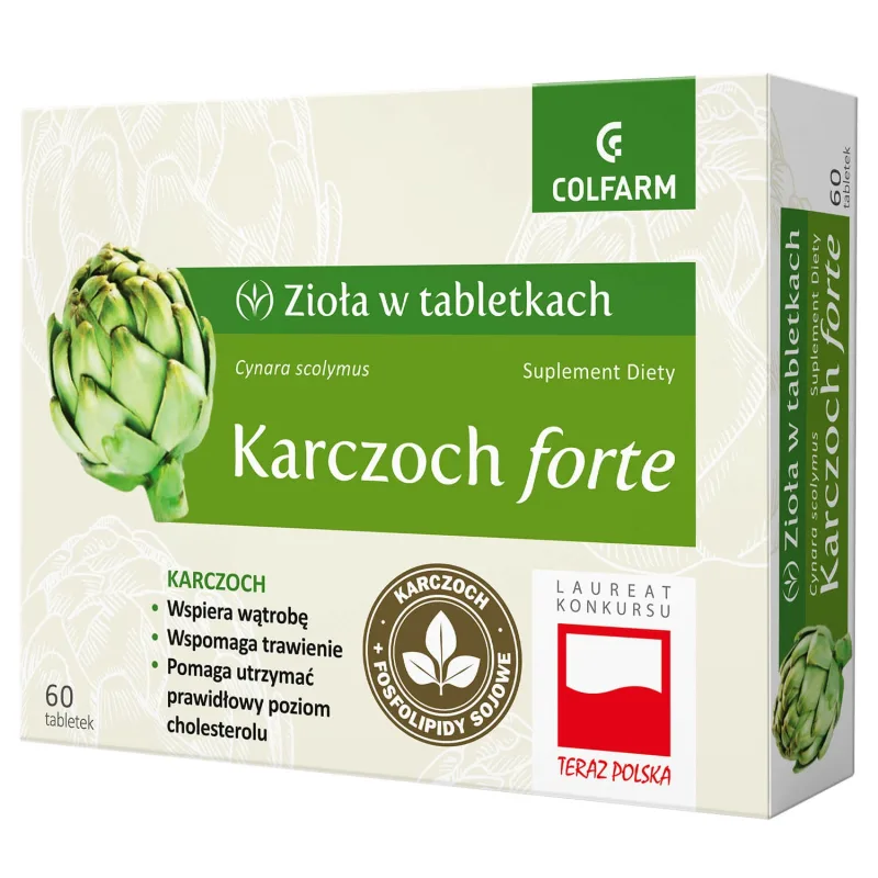Ierburi în tablete Anghinare Forte, 60 tablete Ziola — preț și oferte