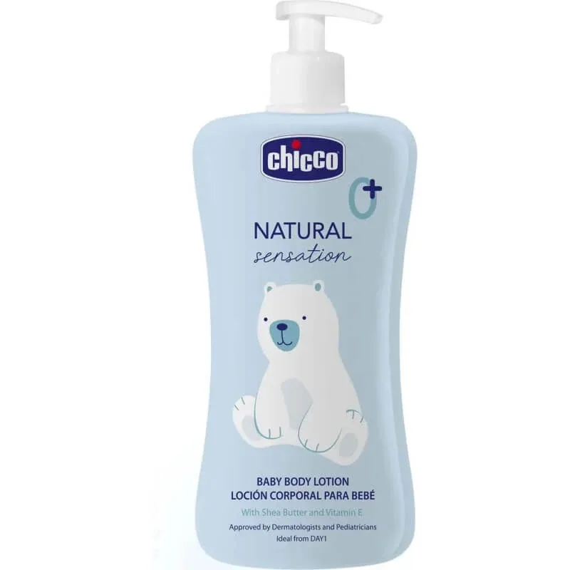 Chicco natural sensation - loțiune de corp pentru copii 500 ml — preț și oferte