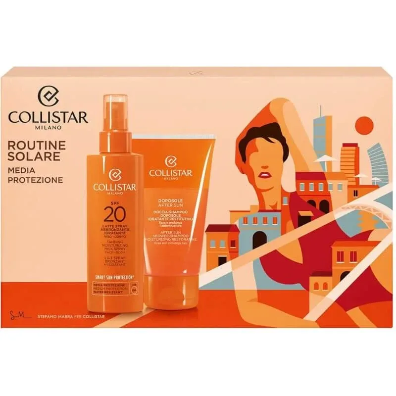 Set Collistar pentru rutina de protecție solară SPF 20, protecție medie — preț și oferte