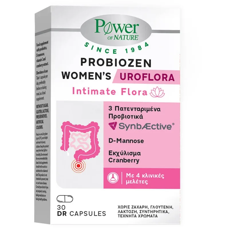 Power Health Probiozen Uroflora pentru femei – Flora intimă, 30 capsule — preț și oferte