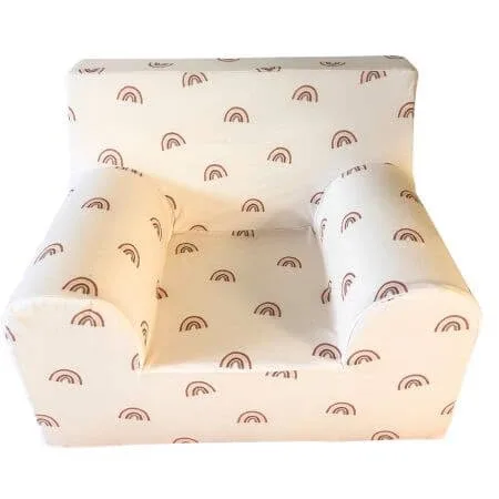 Fotoliu pentru copii Jersey, Curcubeu, Twindeco — preț și oferte