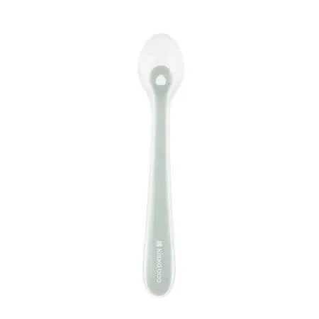 Lingurita din silicon, Sage Green, 4 luni+, 1 bucata, Kikka Boo — preț și oferte