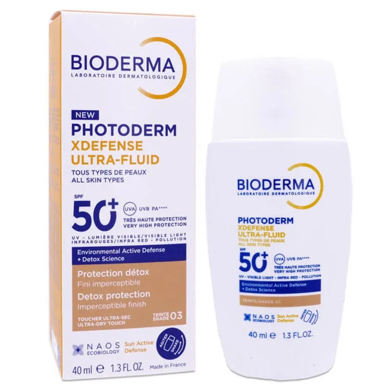 BIODERMA PHOTODERM XDEFENSE ULTRA FLUID SPF50+ NUANȚA 03 40 ML — preț și oferte
