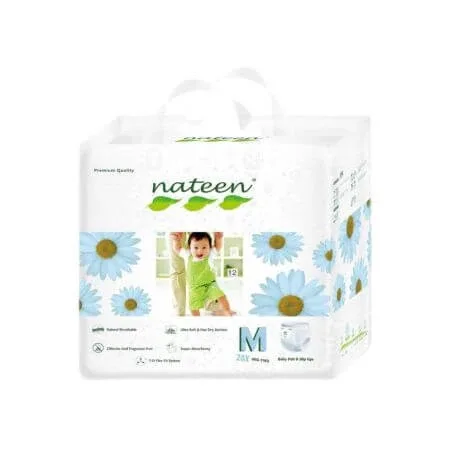 Scutece Pants hipoalergenice Premium Line, 3D Flex & Fit, Nr. 3, 6-10 kg, 20 bucati, Nateen — preț și oferte