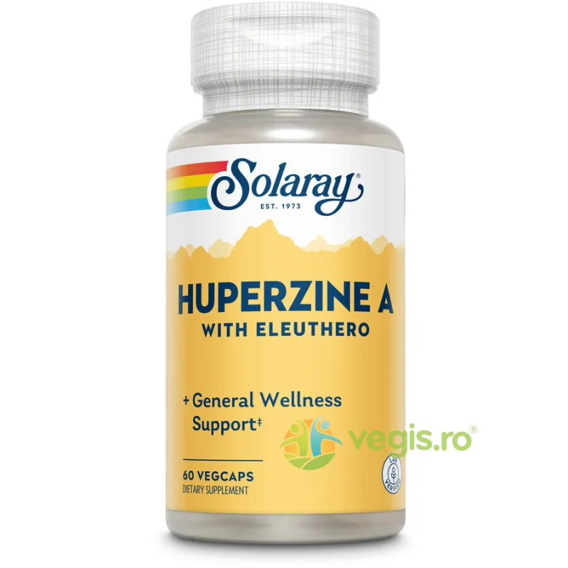 Huperzine A 50mcg 60cps vegetale Solaray — preț și oferte