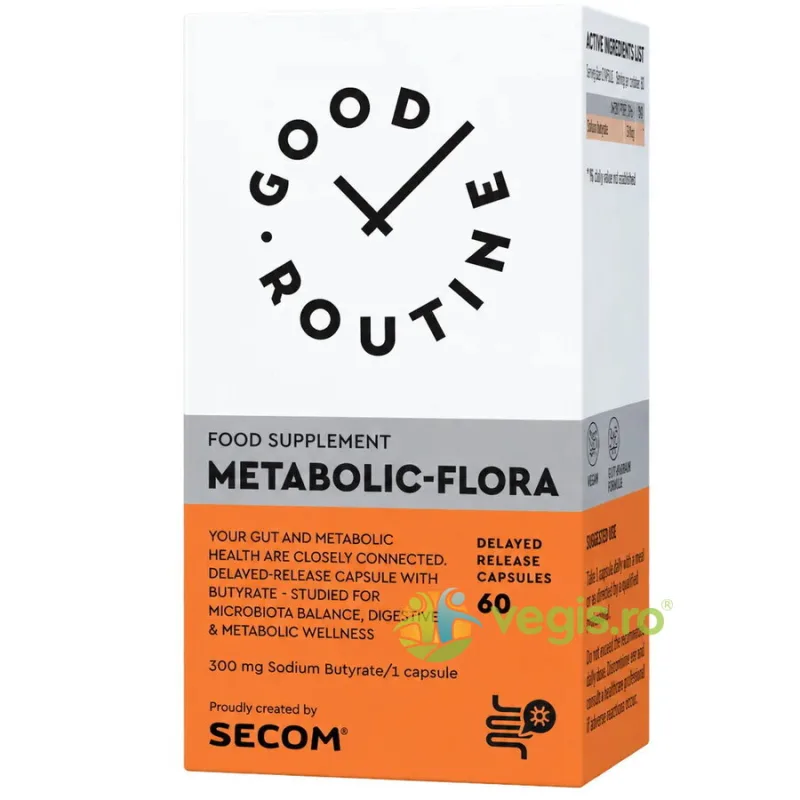 Metabolic Flora 60cps vegetale GOOD ROUTINE — preț și oferte